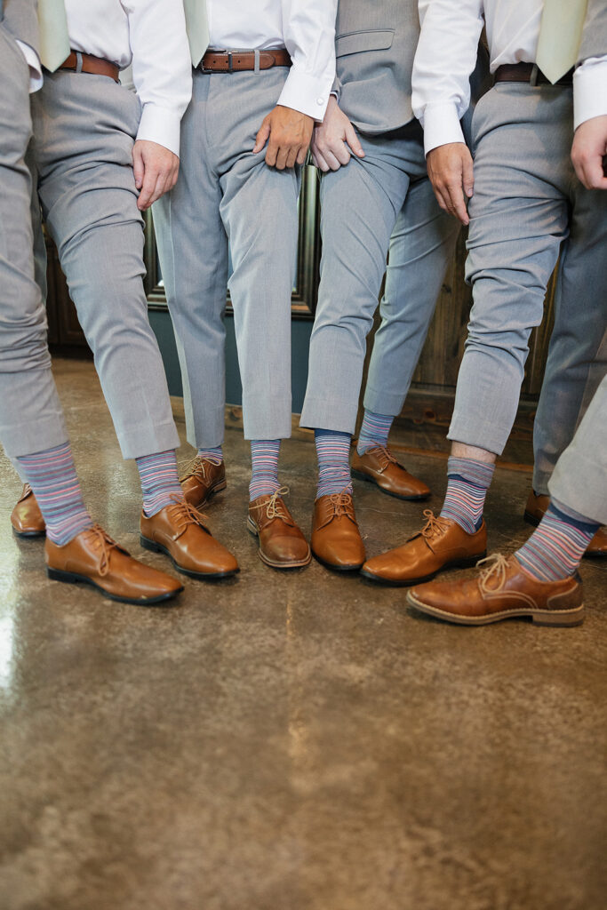 groom and his friends before the ceremony 