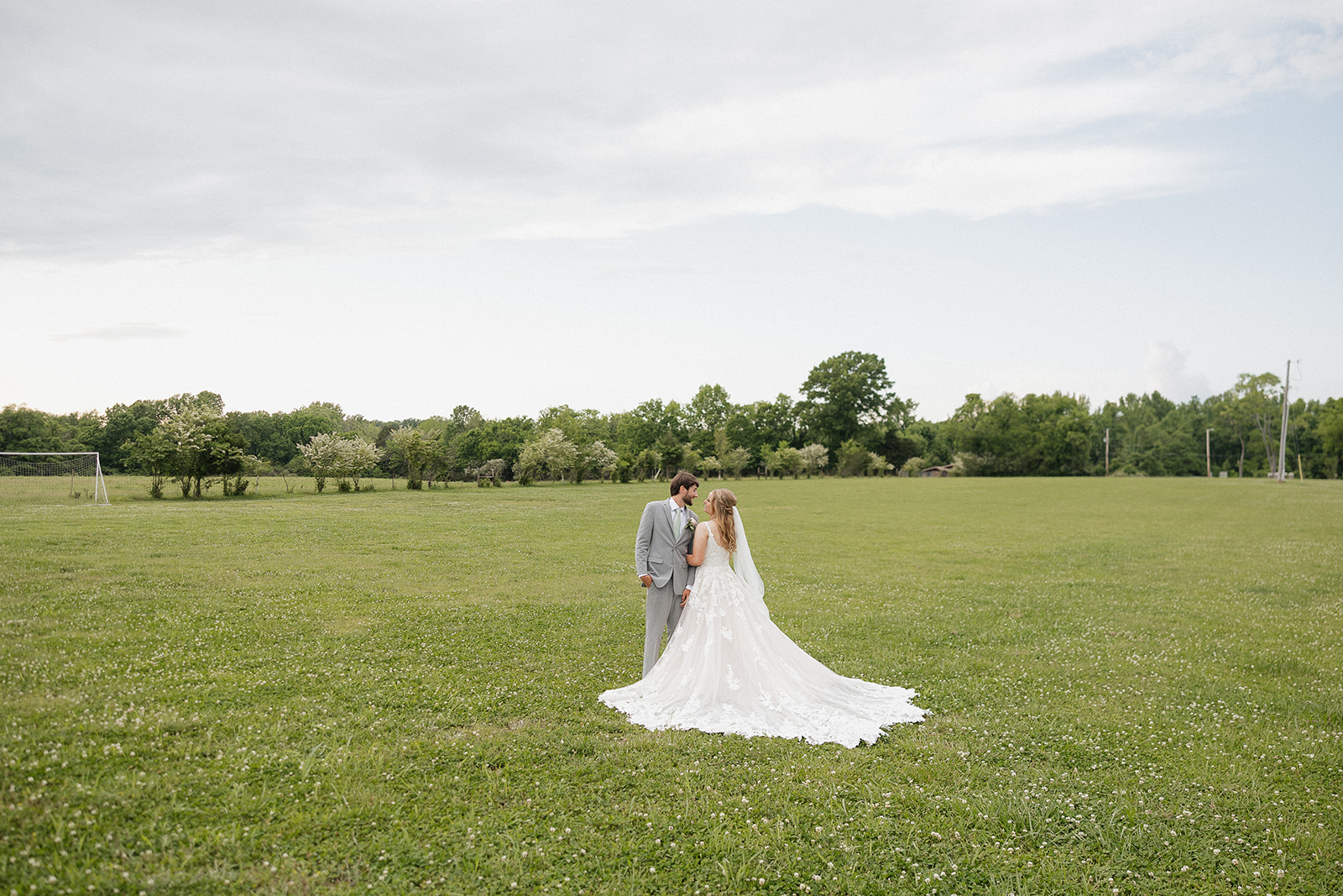 couple heading to their wedding ceremony