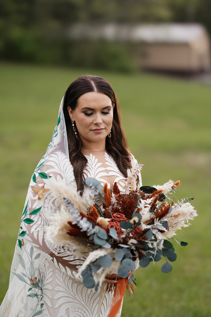 stunning picture of the bride