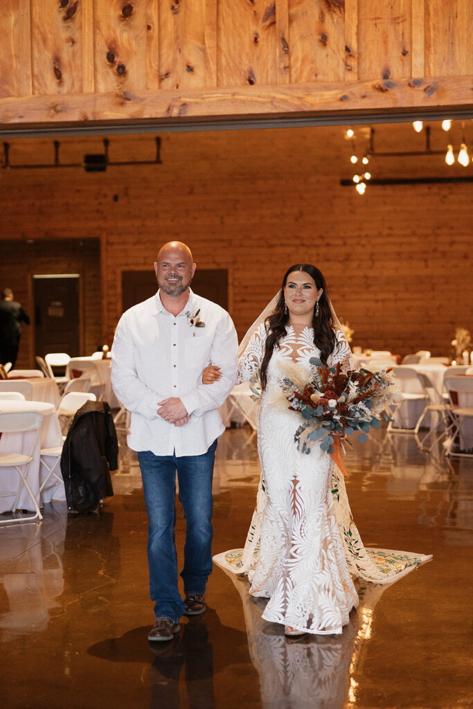 bride at her dream wedding ceremony 