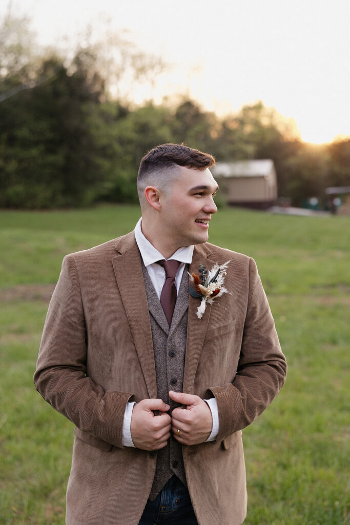 portrait of the groom