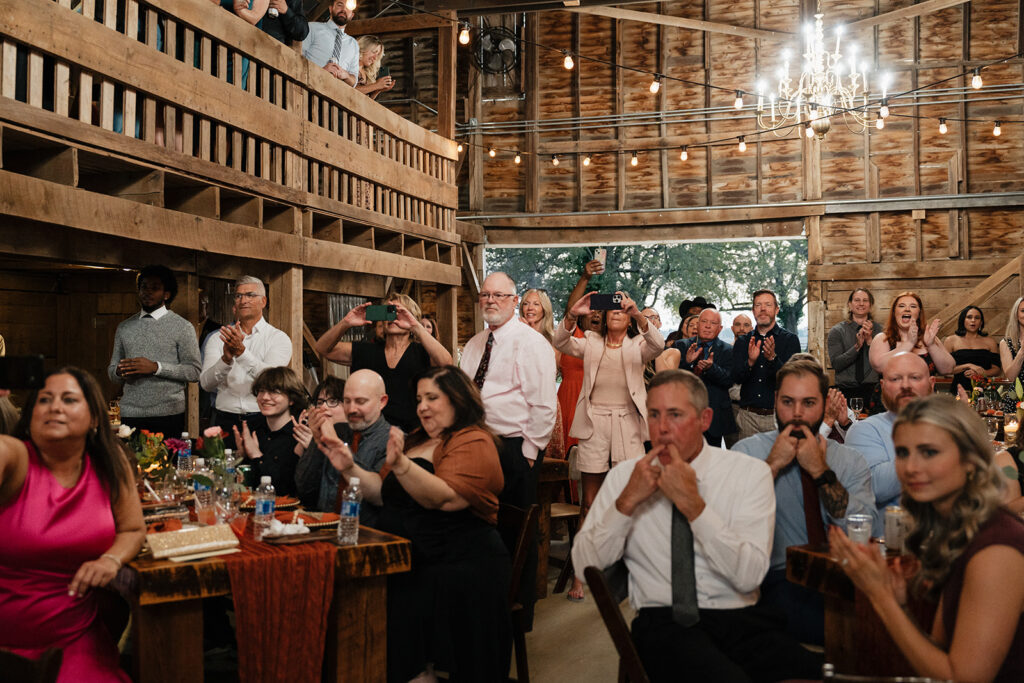 guests at the reception party