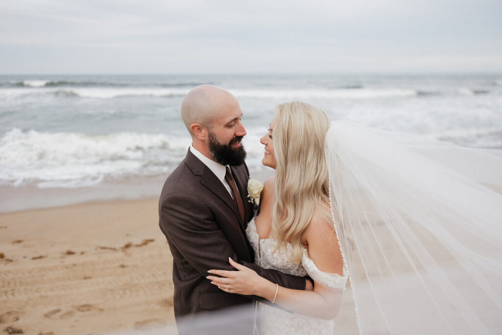 An Elegant Outer Banks Wedding with the Most Iconic Pool Exit Ever!