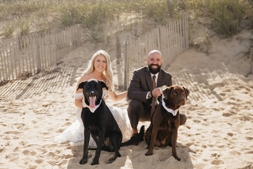 An Elegant Outer Banks Wedding with the Most Iconic Pool Exit Ever!