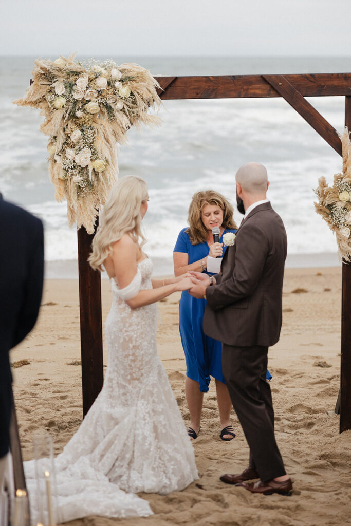 An Elegant Outer Banks Wedding with the Most Iconic Pool Exit Ever!