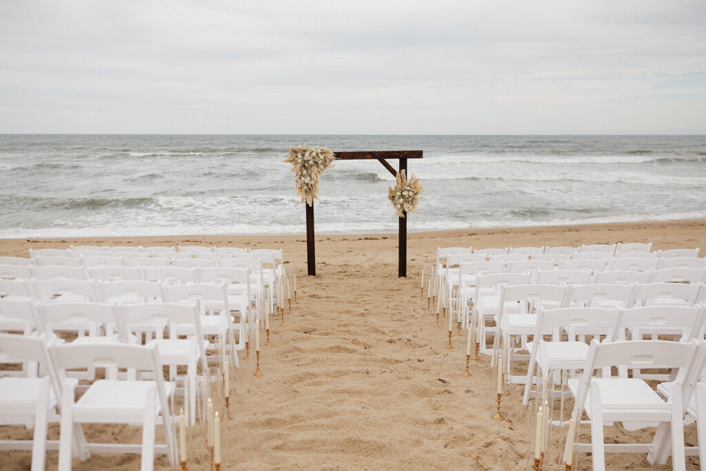 An Elegant Outer Banks Wedding with the Most Iconic Pool Exit Ever!