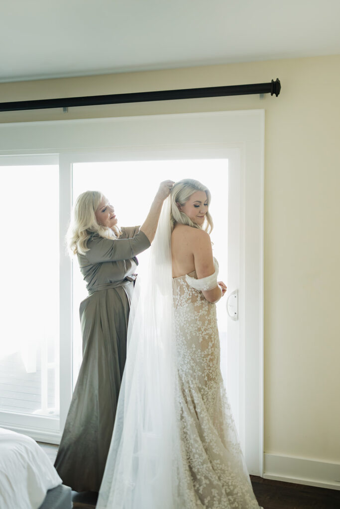 An Elegant Outer Banks Wedding with the Most Iconic Pool Exit Ever!