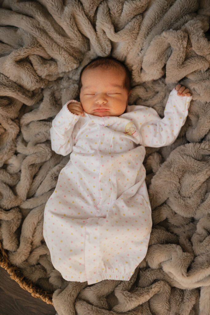 cute newborn baby girl