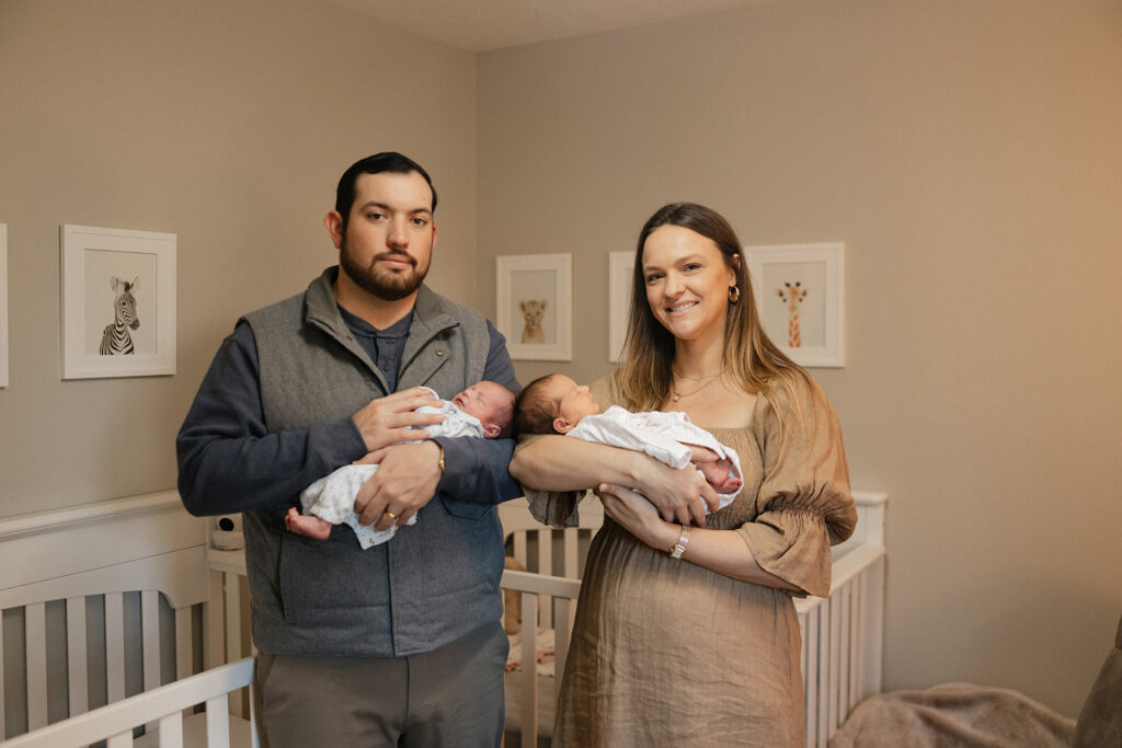 cute couple at their nashville family session