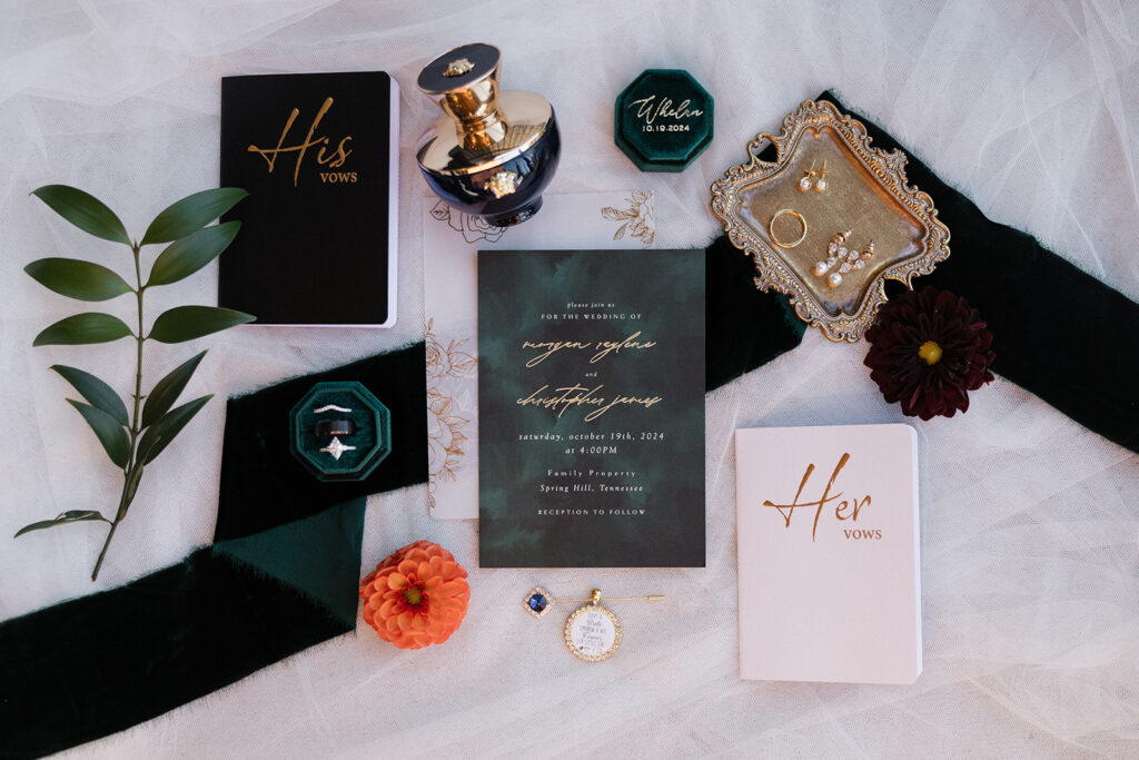 A Cozy, Colorful Tennessee Backyard Wedding with Vintage Speakeasy Vibes