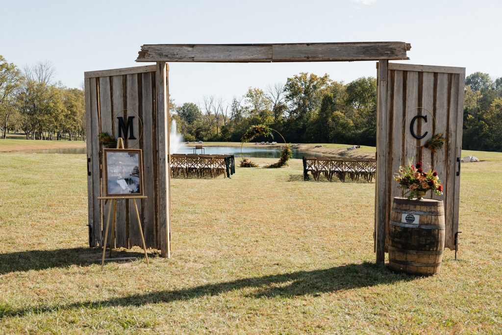 A Cozy, Colorful Tennessee Backyard Wedding with Vintage Speakeasy Vibes