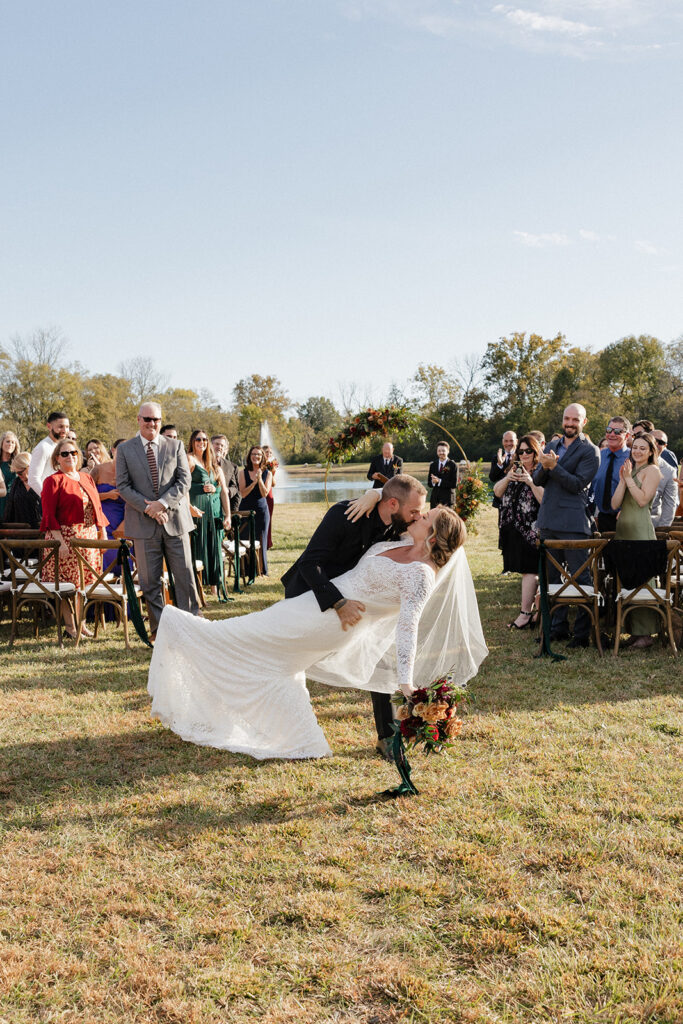 cute couple heading to their reception