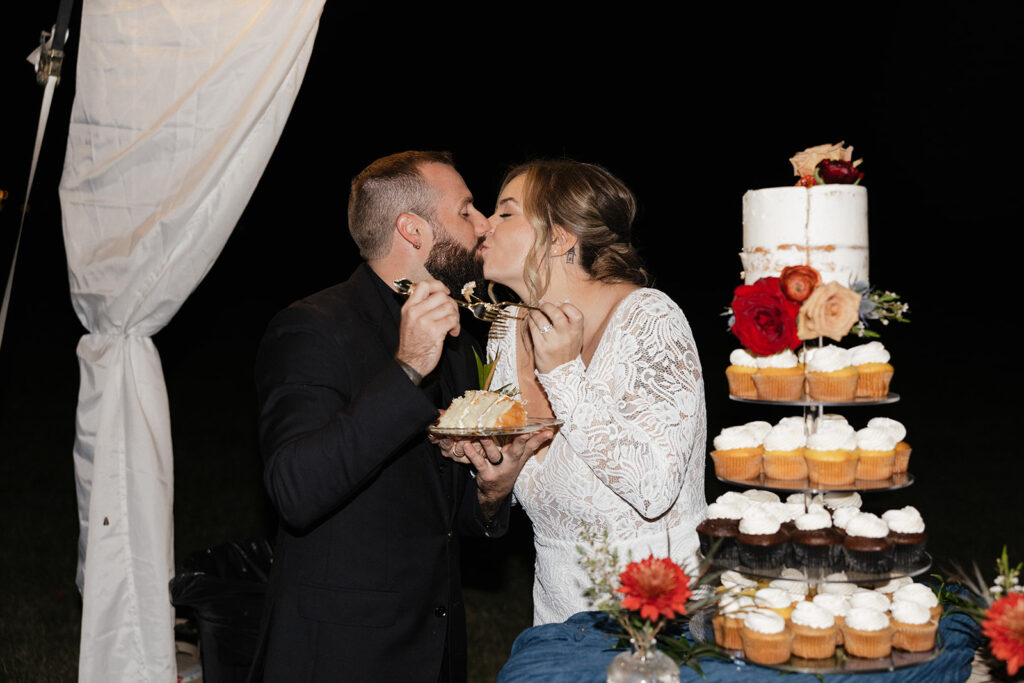 A Cozy, Colorful Tennessee Backyard Wedding with Vintage Speakeasy Vibes