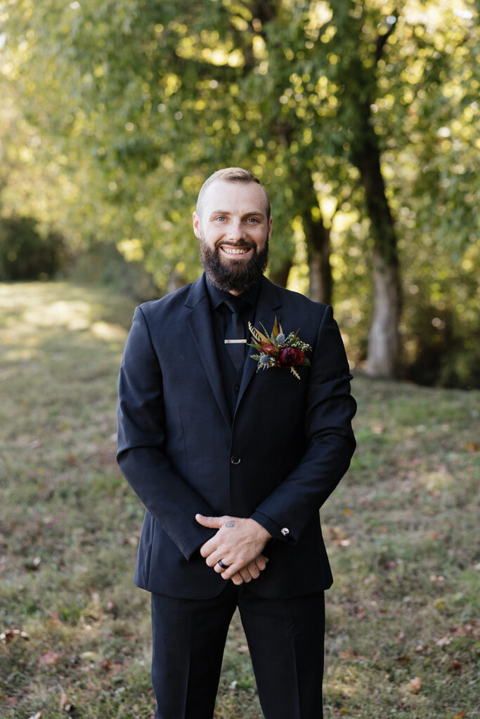 A Cozy, Colorful Tennessee Backyard Wedding with Vintage Speakeasy Vibes