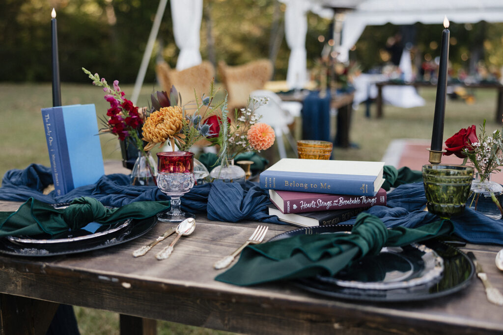 A Cozy, Colorful Tennessee Backyard Wedding with Vintage Speakeasy Vibes