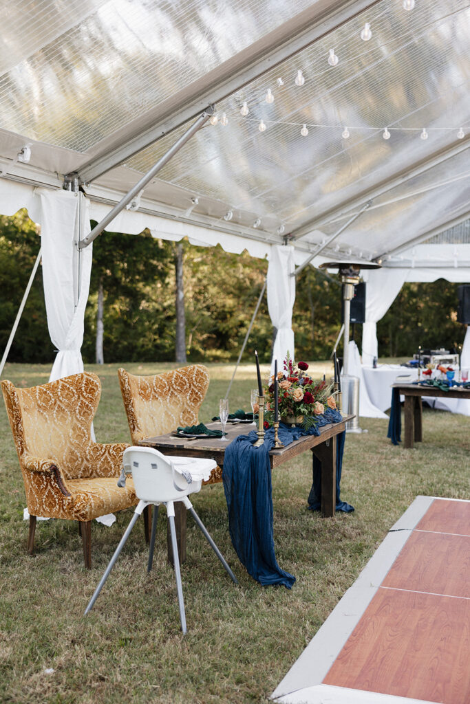 A Cozy, Colorful Tennessee Backyard Wedding with Vintage Speakeasy Vibes