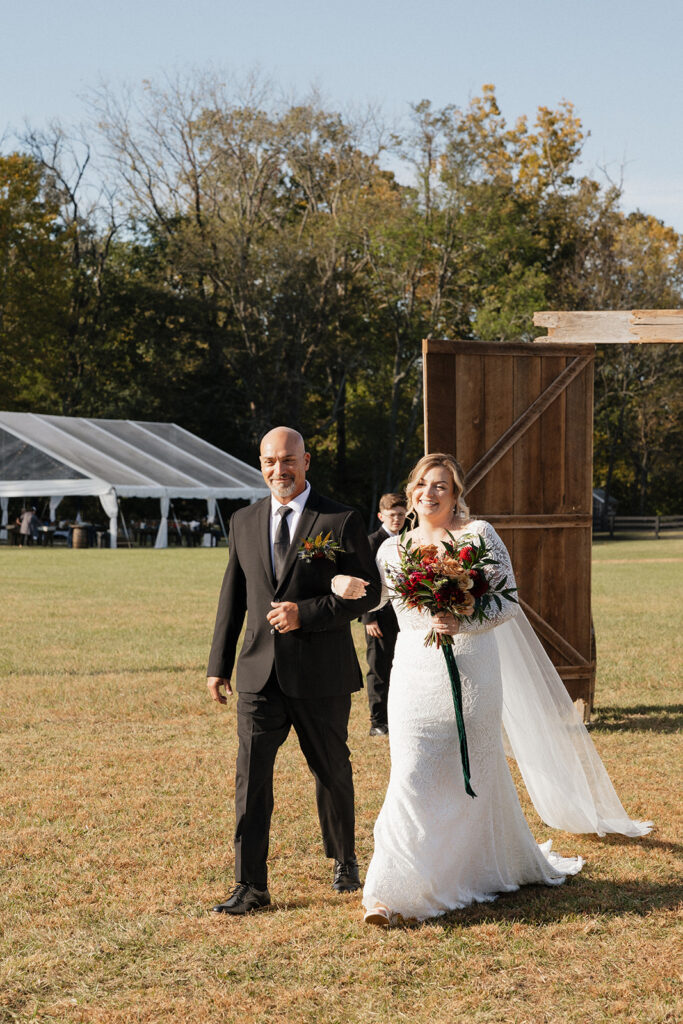 A Cozy, Colorful Tennessee Backyard Wedding with Vintage Speakeasy Vibes