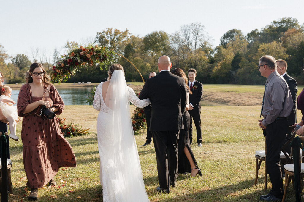 A Cozy, Colorful Tennessee Backyard Wedding with Vintage Speakeasy Vibes