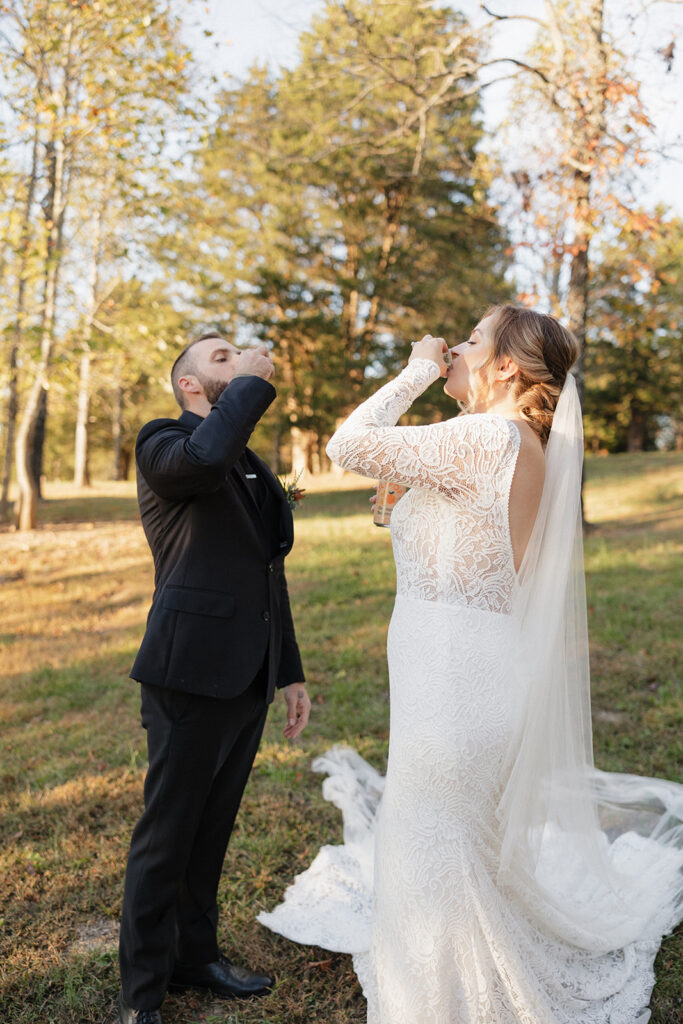 cute couple at their dream intimate wedding