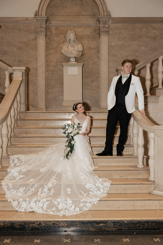 couple before heading to their ceremony
