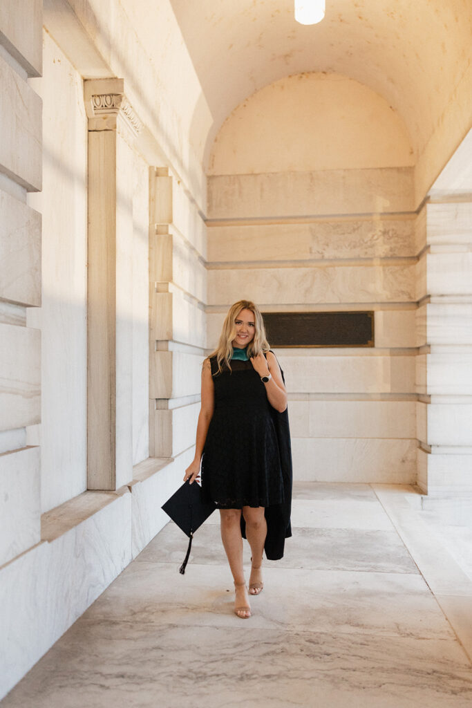 fun and playful graduation portraits