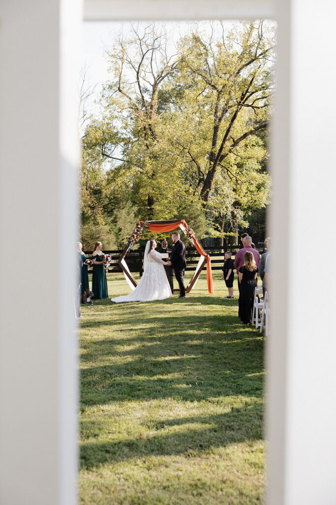 cute couple at their dream intimate ceremony