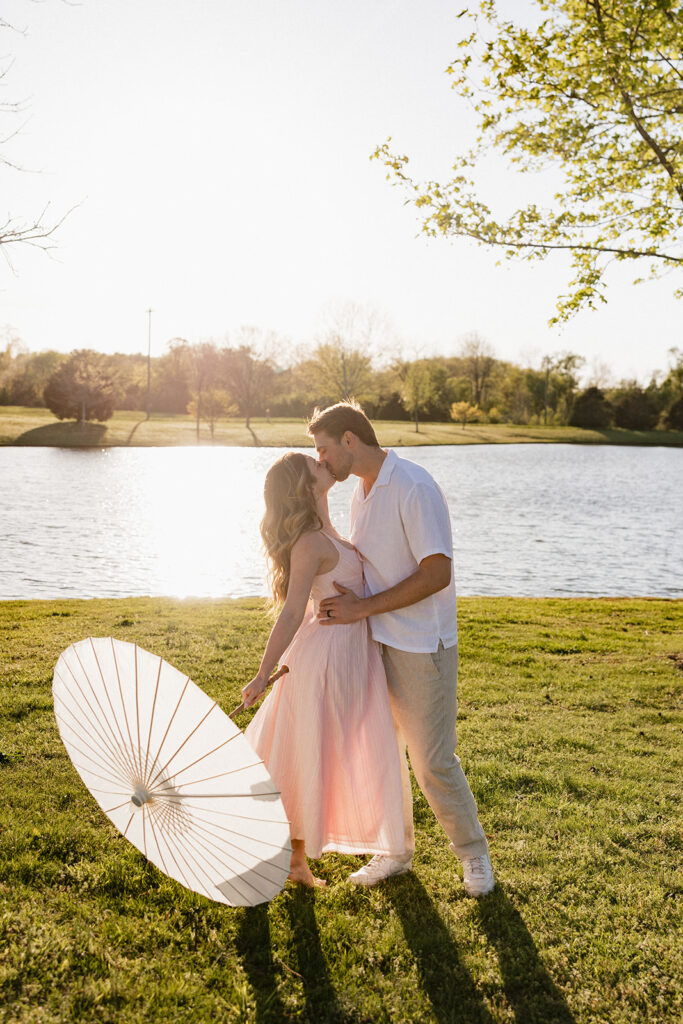 cute couple at their golden hour photoshoot