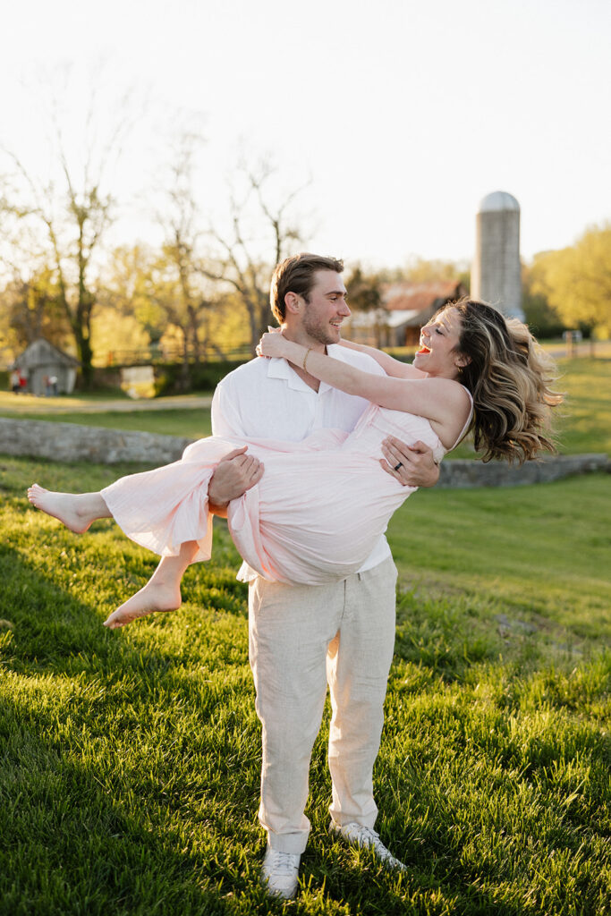 golden hour couple session in TN