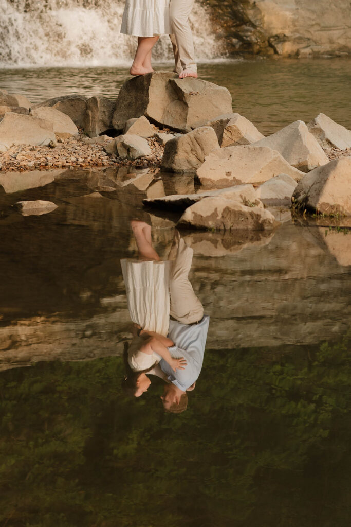 fun outdoor couple session in TN