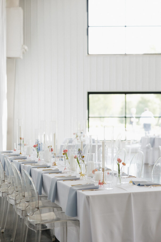 stunning and elegant reception decor