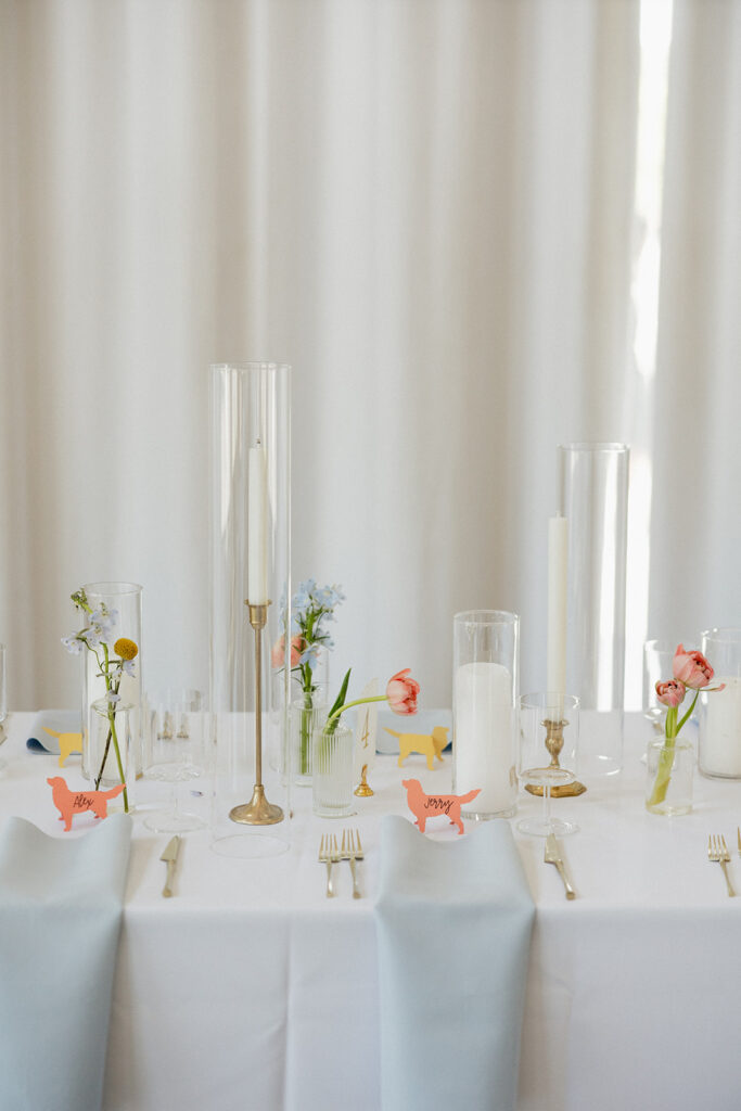 beautiful and timeless reception details