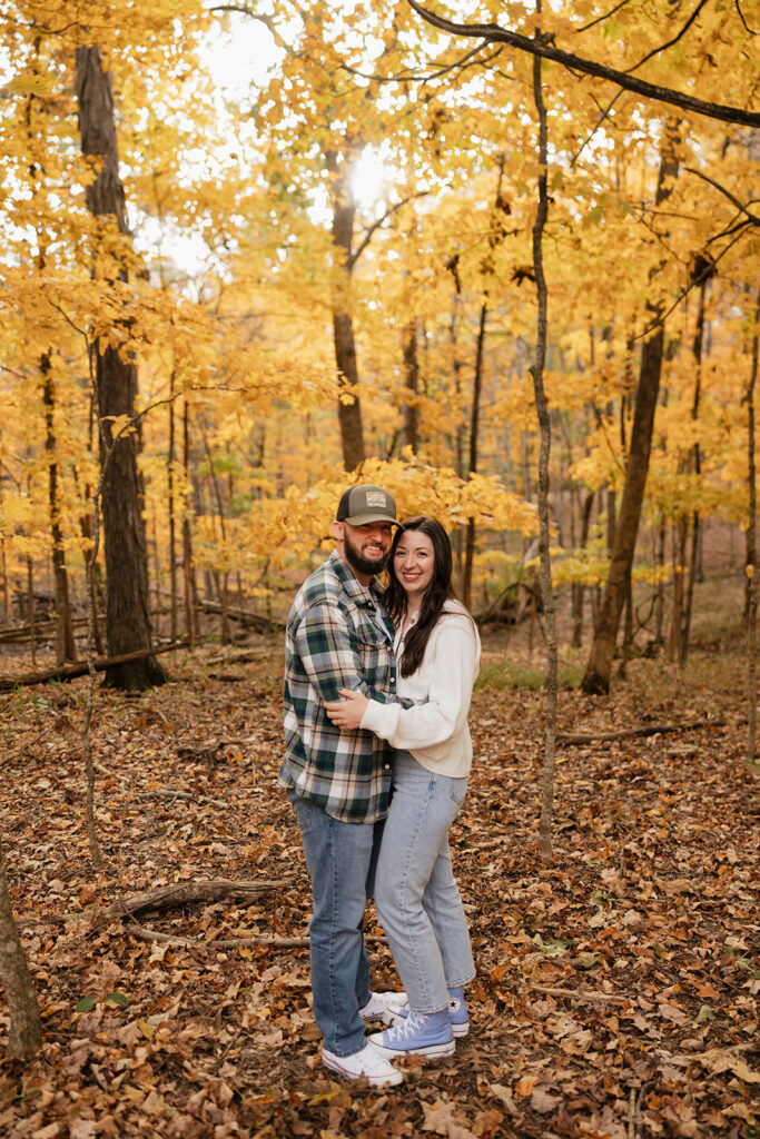 fall couple session in TN