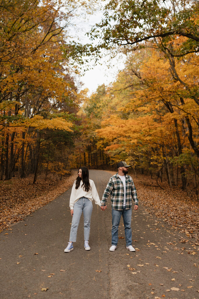 fall couple session in TN