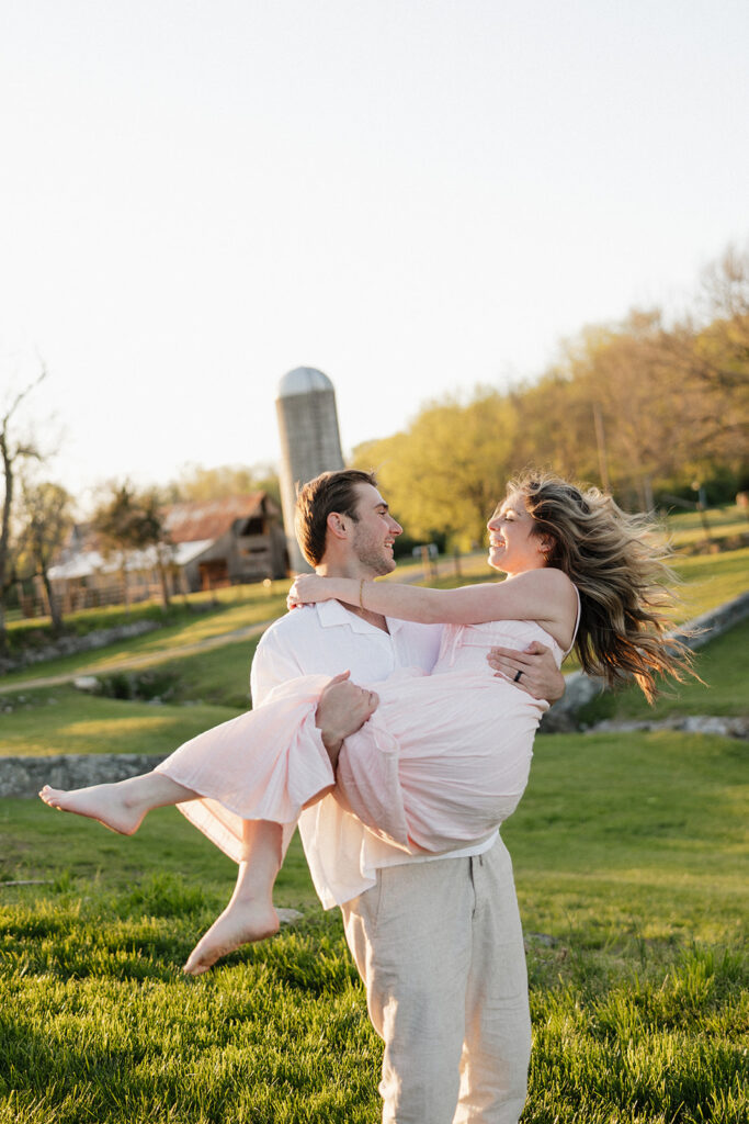 golden hour bridal session in TN