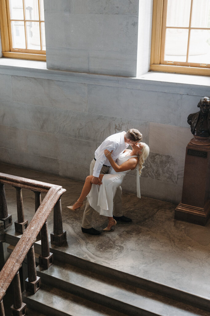 happy couple at their elegant photoshoot