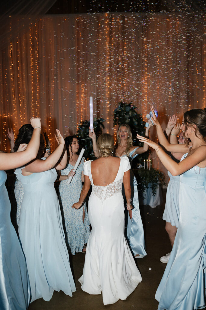 bride dancing at her wedding party