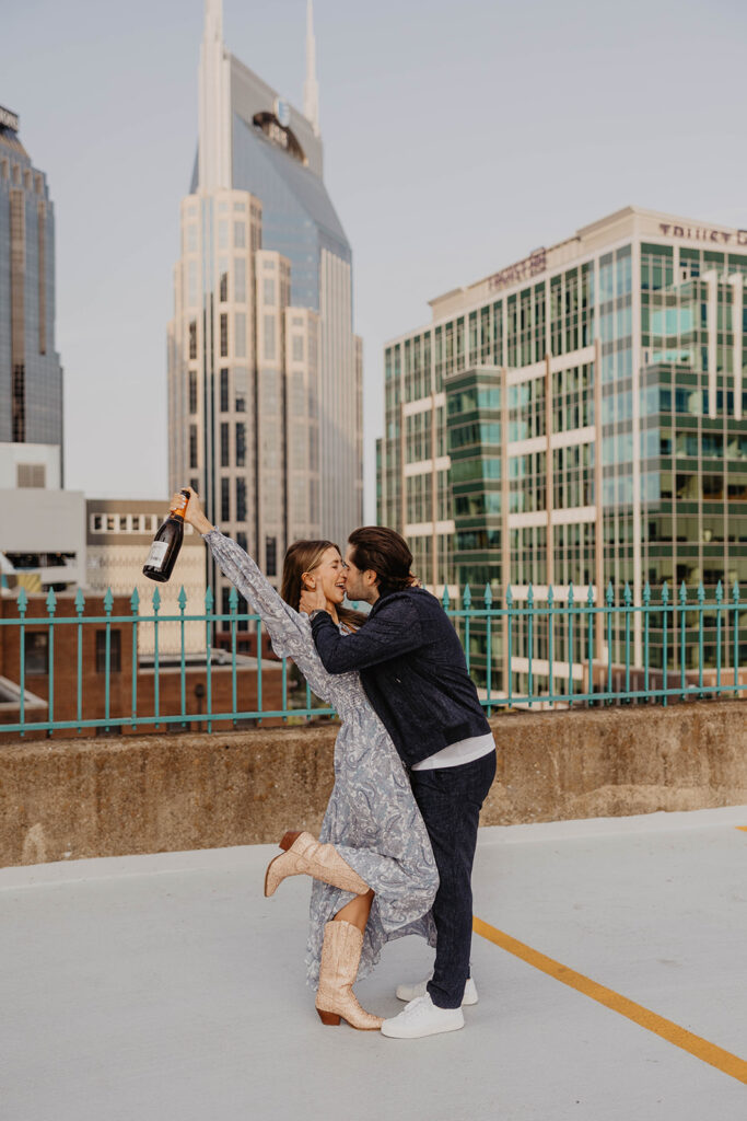 cute couple at their fun photoshoot